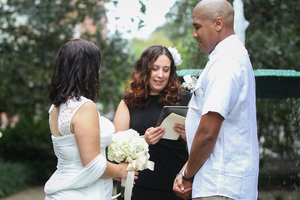 Savannah Elopement Ceremony