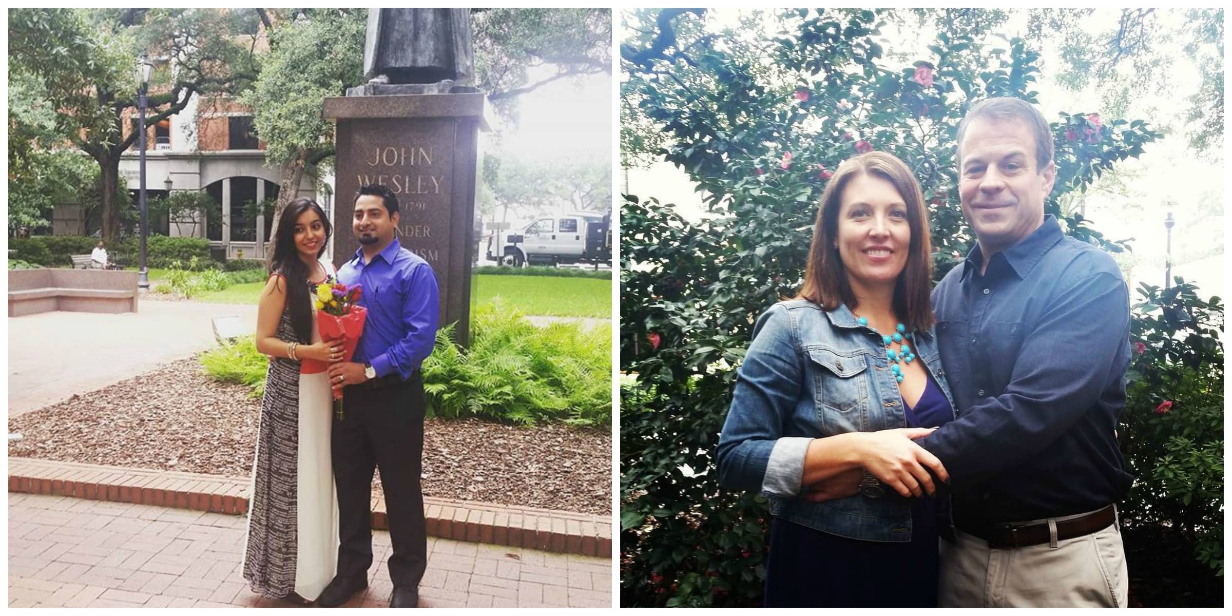 Elopements in Reynolds Square in Savannah, GA