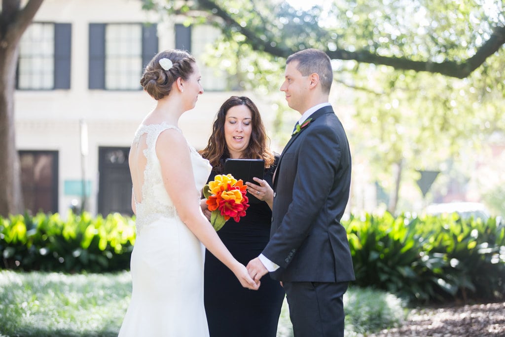 Non-Denominational Wedding in Chatham Square, Savannah, GA