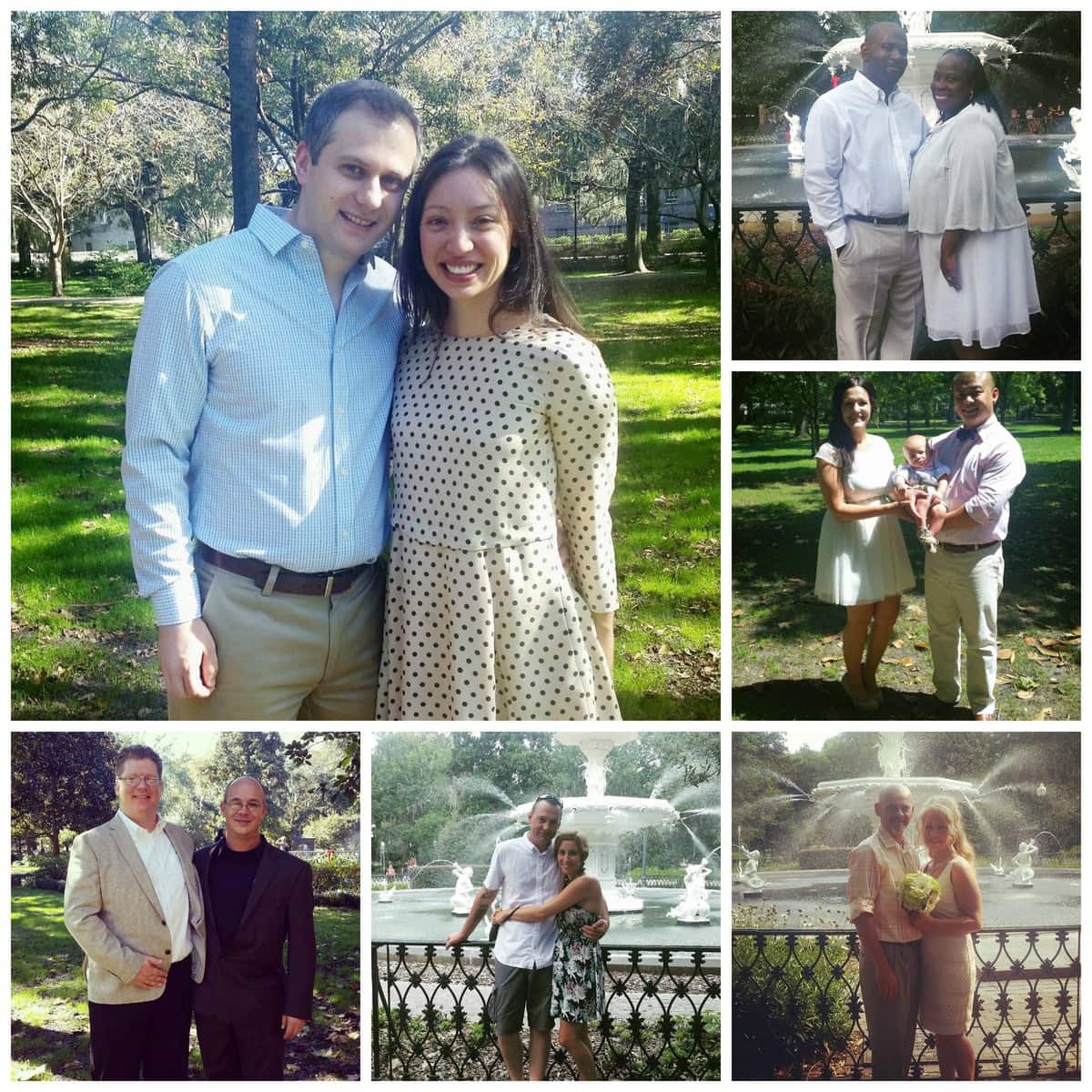 Elopements in Forsyth Park