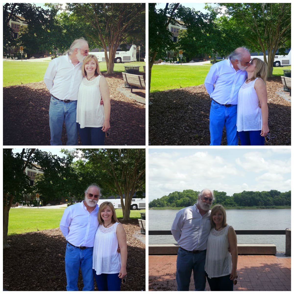 Elopement in Morrell Park, River Street, Savannah, GA