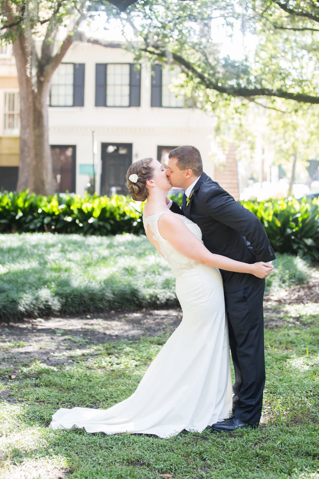 First kiss in Savannah, GA