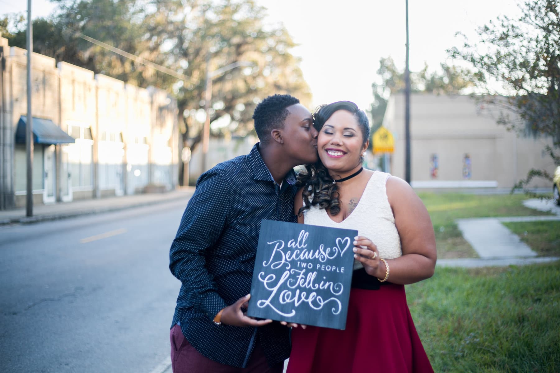 Kiss at the Savannah Cozy Chapel