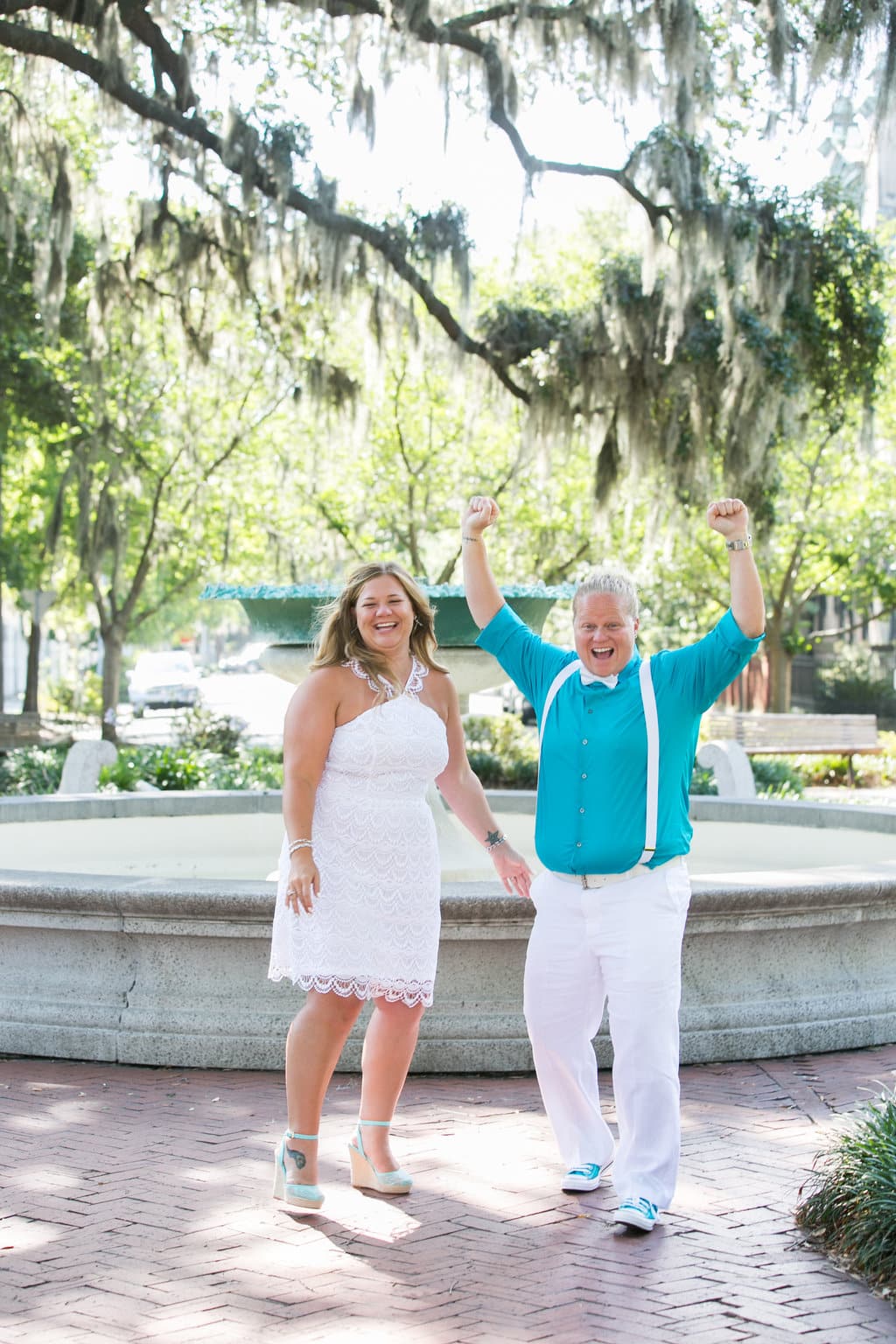 Orleans square wedding ceremony