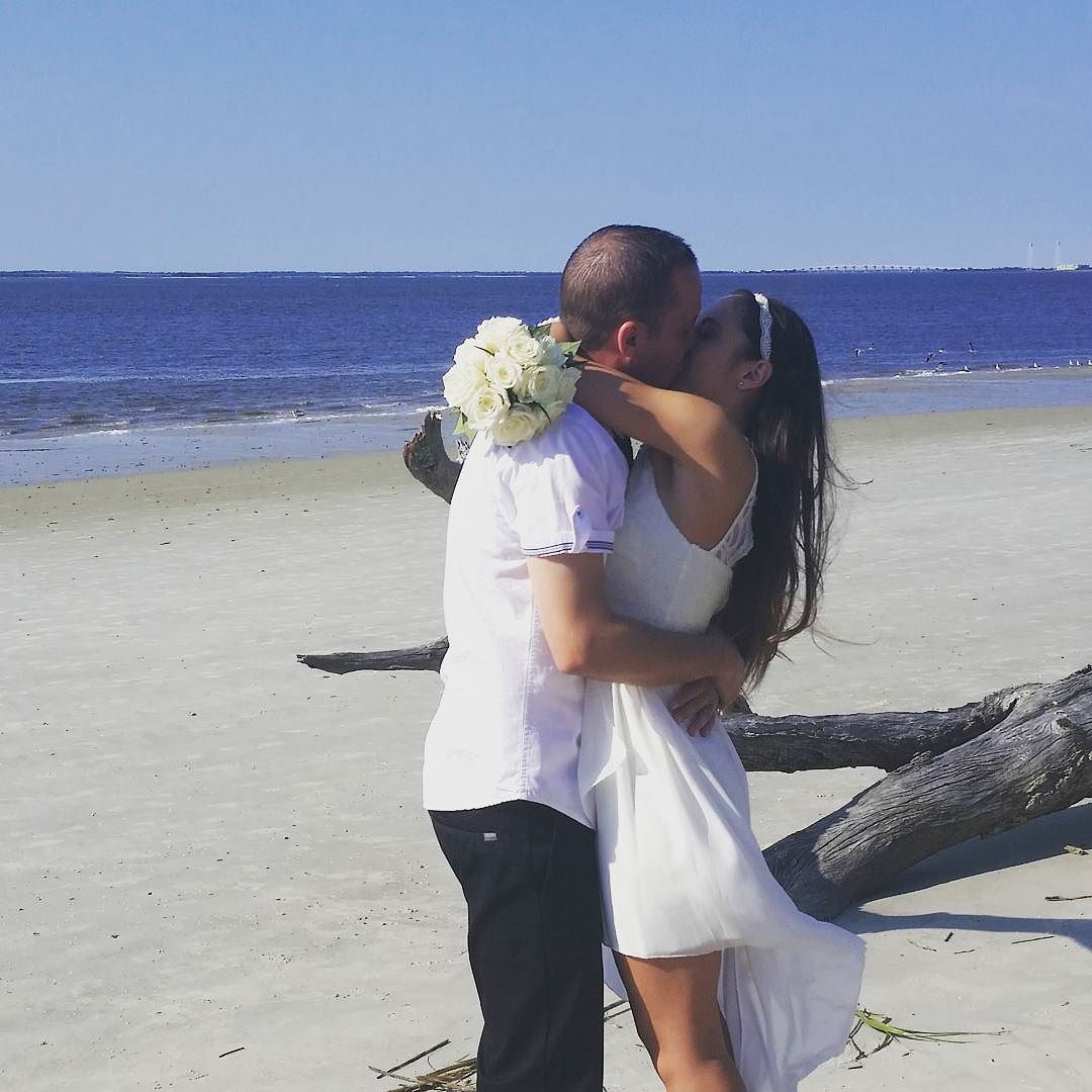 Driftwood Beach Elopement in Jekyll Island