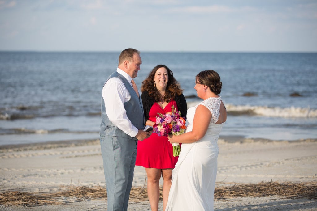 beach wedding in Savannah