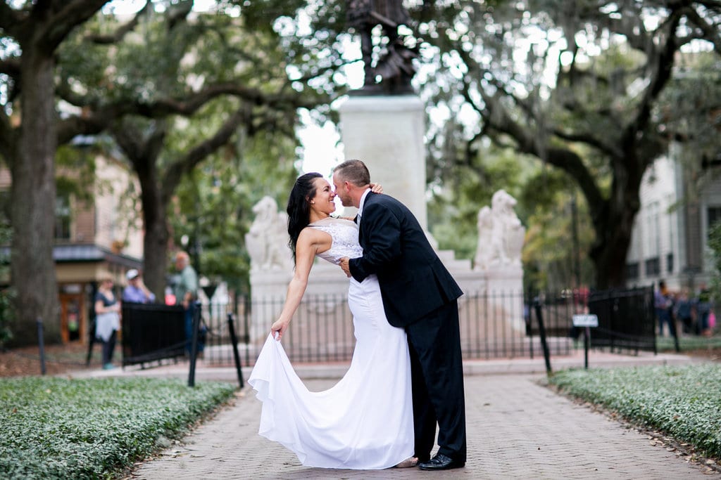 Chippewa Square elopement picture