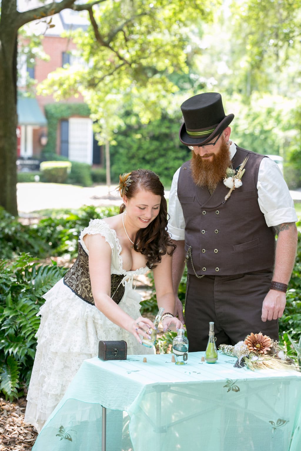 steampunk wedding in savannah