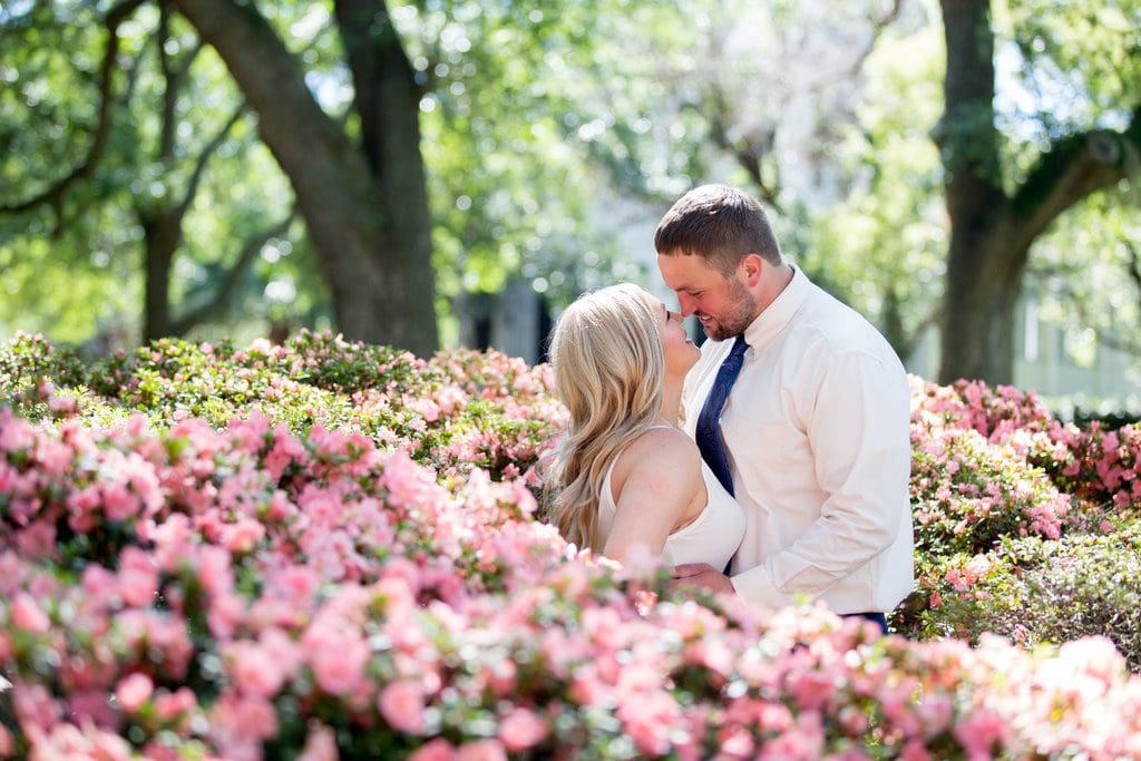 pulaski square wedding azaleas