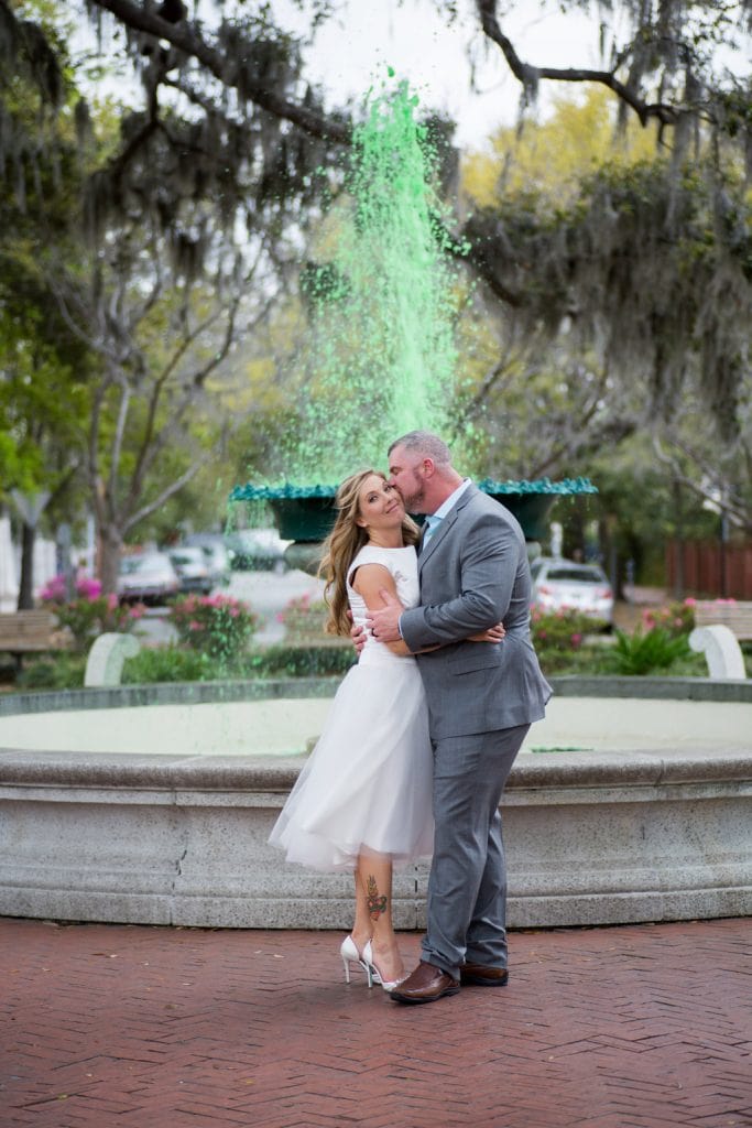 St Patrick's Day Elopement in Savannah