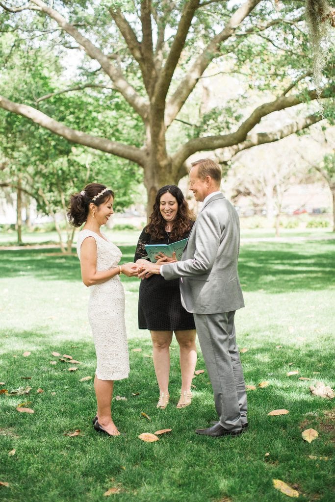 wedding in forsyth park