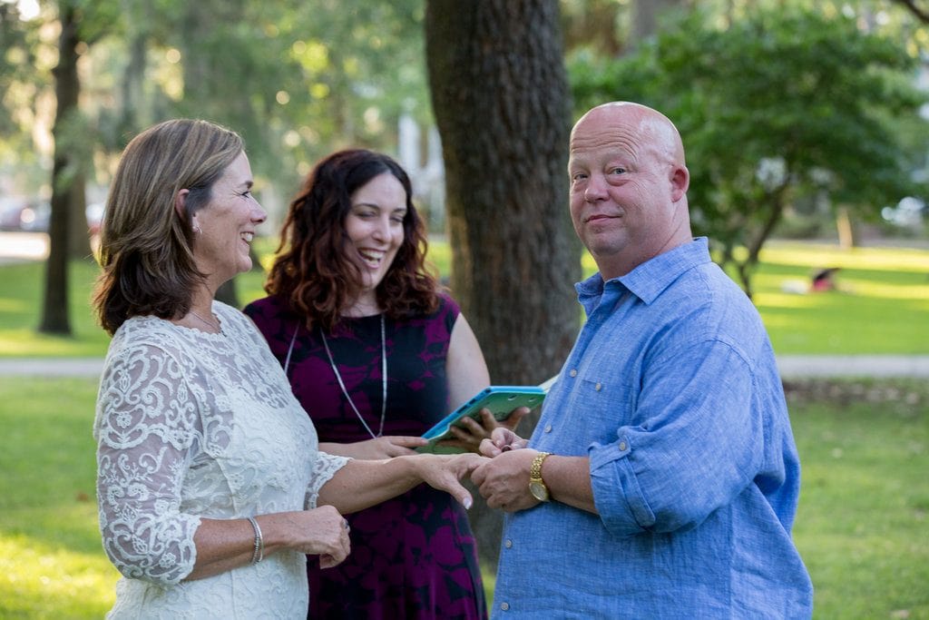 marriage in forsyth park