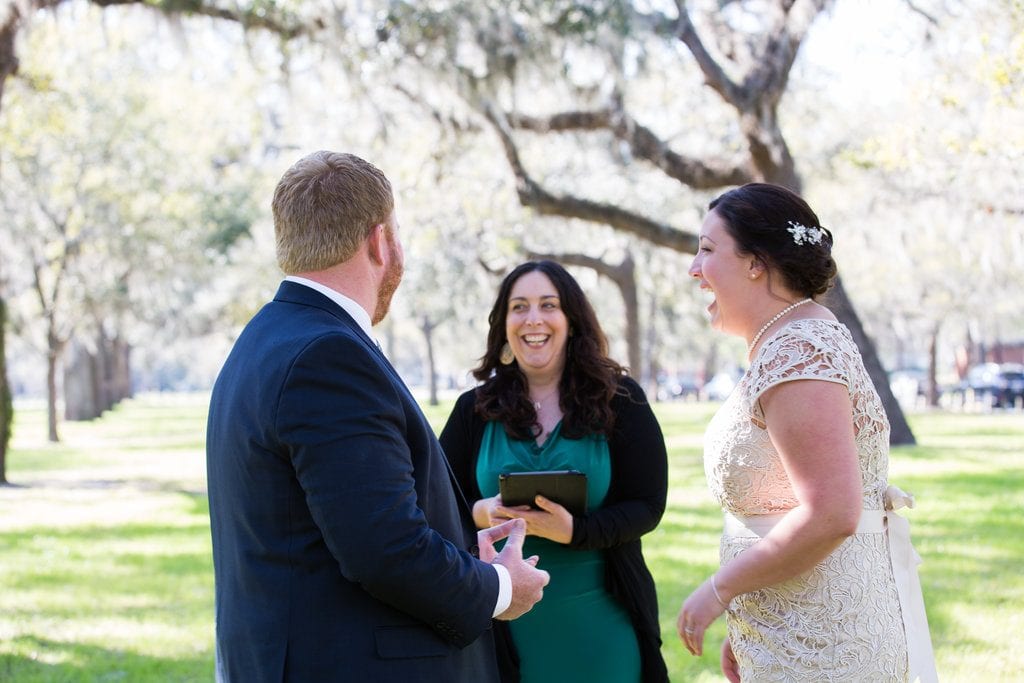St Patrick's Day elopement in Savannah