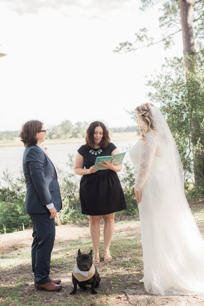 Bonaventure Cemetery wedding on marsh