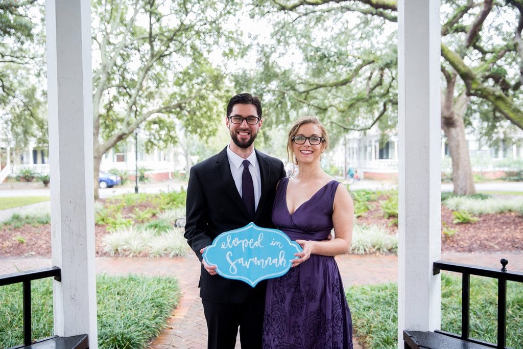 eloped in Savannah