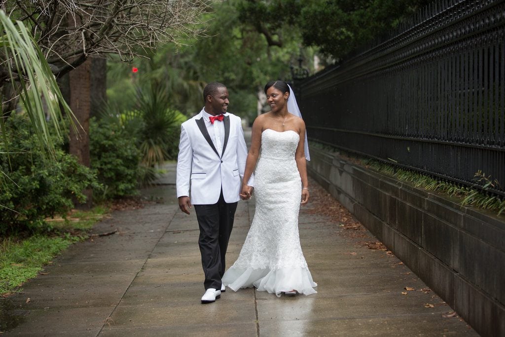 african american wedding in savannah