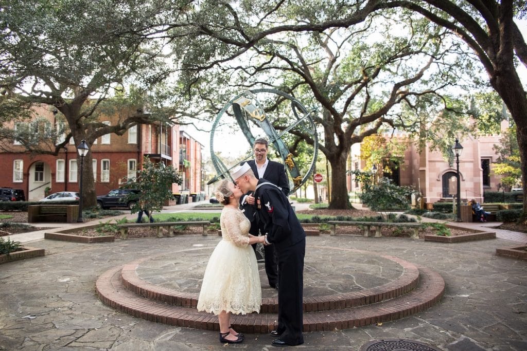 vintage military wedding