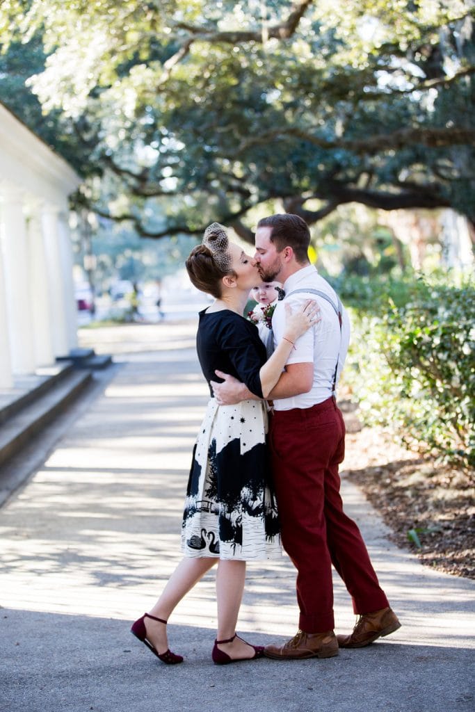 family vow renewal in Savannah