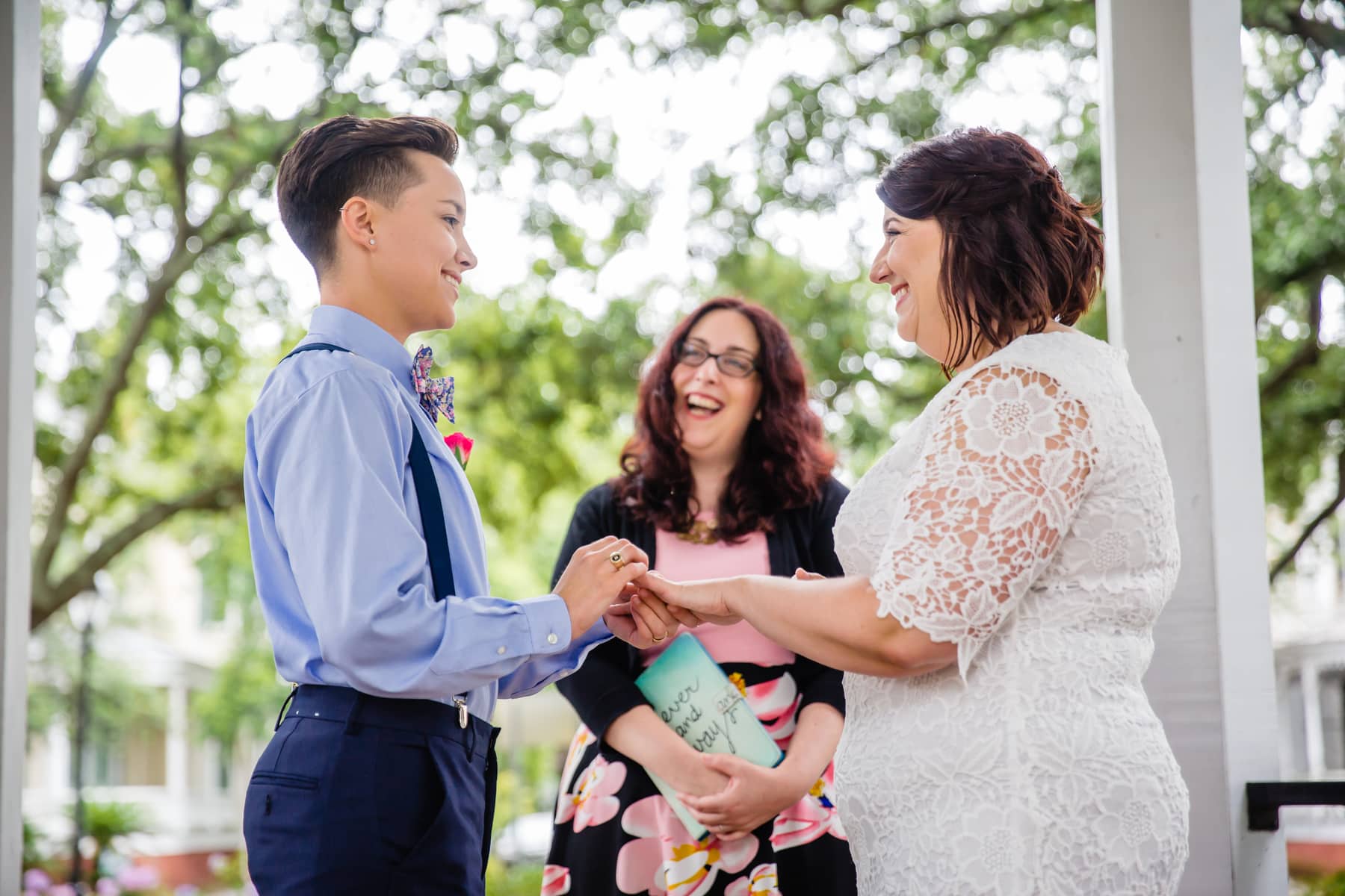 same sex elopement savannah