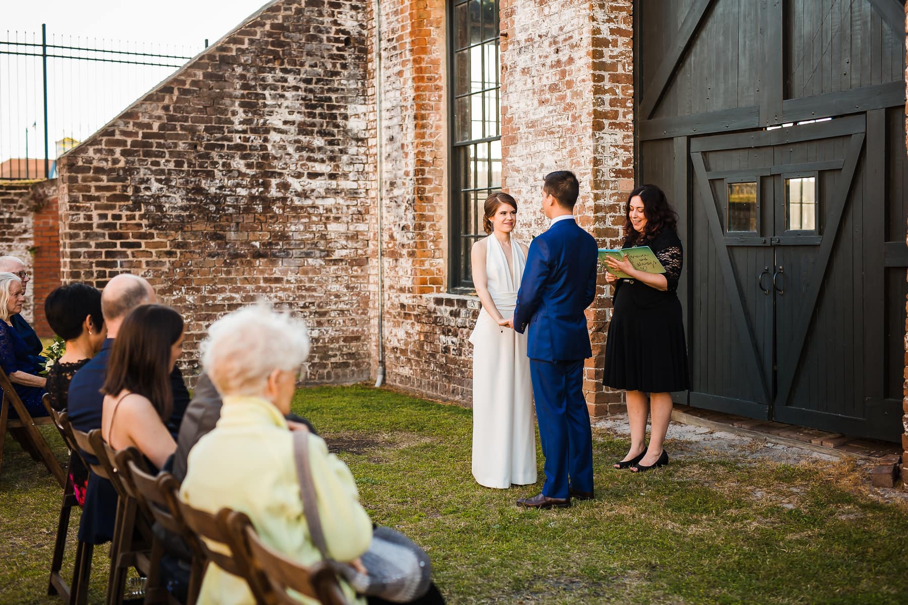 wedding at georgia railroad museum