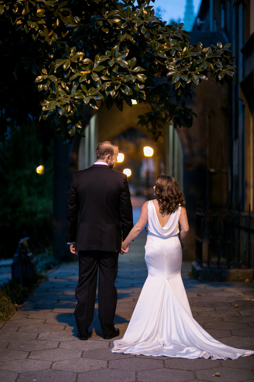 sunset wedding in Savannah