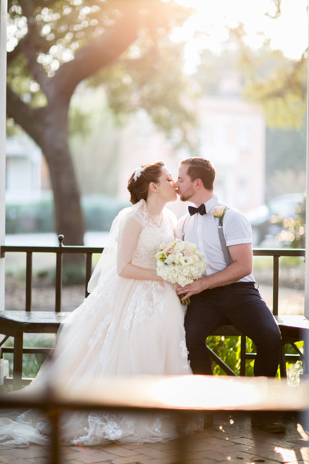 Savannah sunset elopement