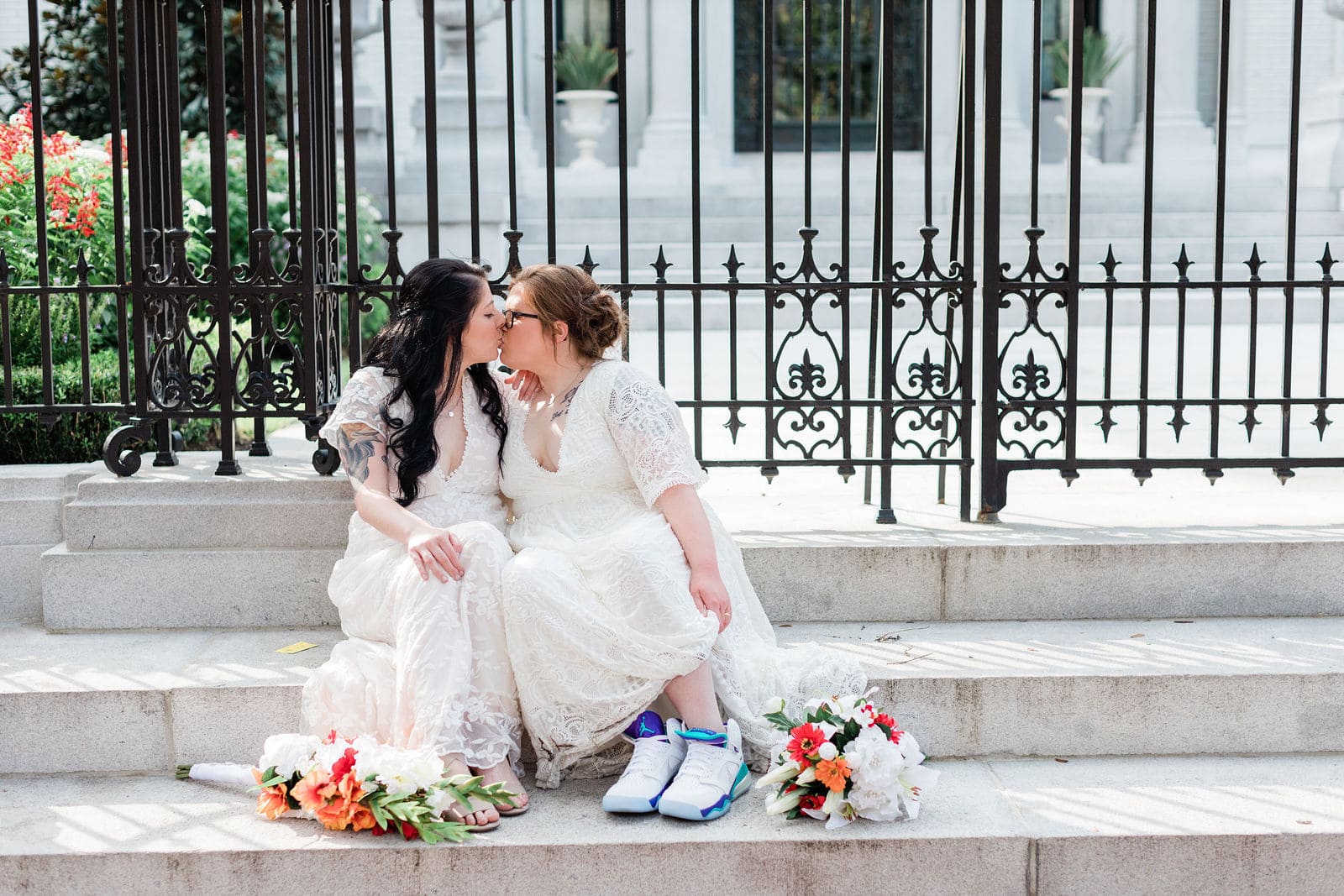 lesbian wedding in Savannah